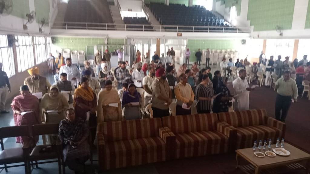 Zila Parishad Panchayat Samiti members took oath in SBS Nagar